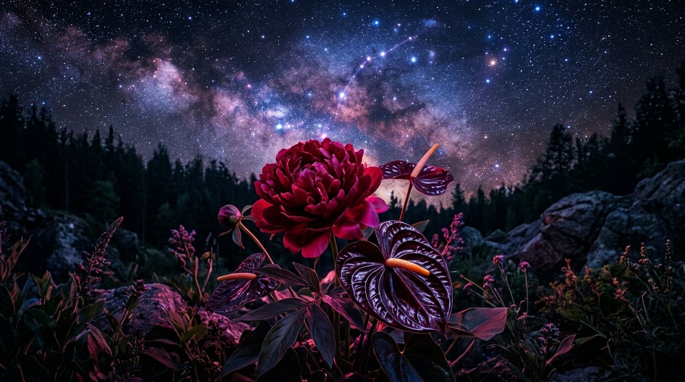 Flor de Escorpião - Peônia